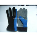 Garden Handschuh-Schwein Split Leder Handschuh-blau Handschuh